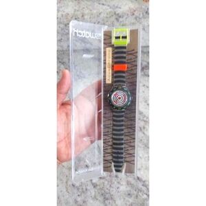 Vintage Swatch Scuba 200 Watch SMILE SDK127 w/ Case & Papers 1996 by John Hersey